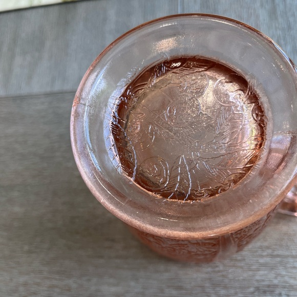 Vintage Depression Glass Pitcher - Picture 3 of 7